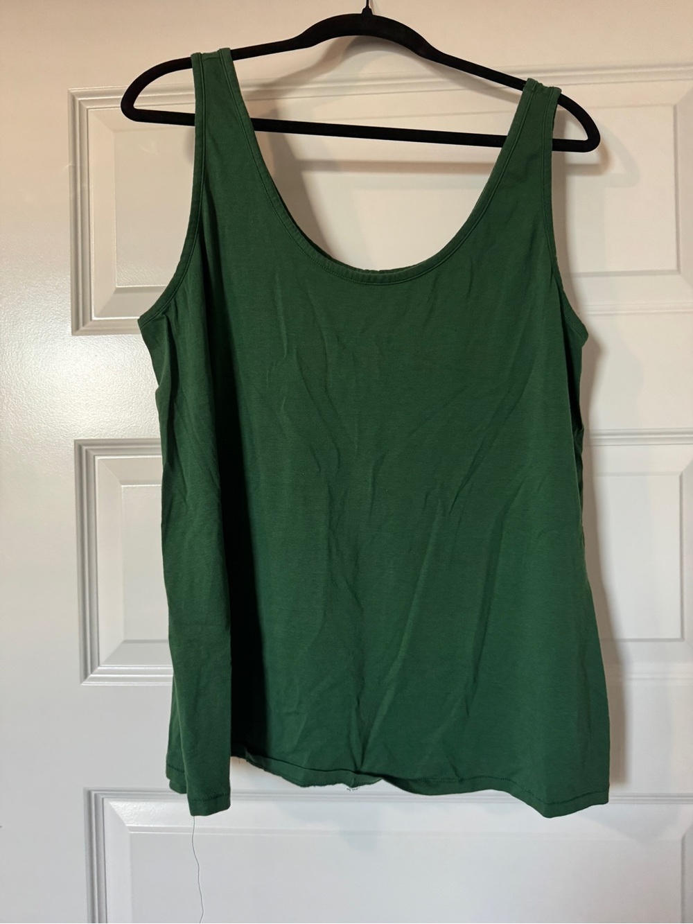 Lane Bryant Classic Green Scoop Neck Women's Tank Top